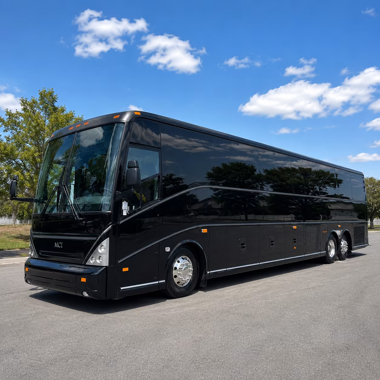landers center shuttle buses group transportation for every event